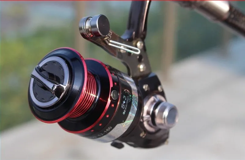 Катушка для рыбалки с подшипниками Top 5+2BB Spinning Reel Fishing Peche Feeder Carp Fish Coil Tackle Pesca Olta Makara Equipment Carretilha F37 On.