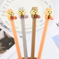 cute little squirrel gel pen cartoon signature pen kawaii office for school supplies korea stationery accessories