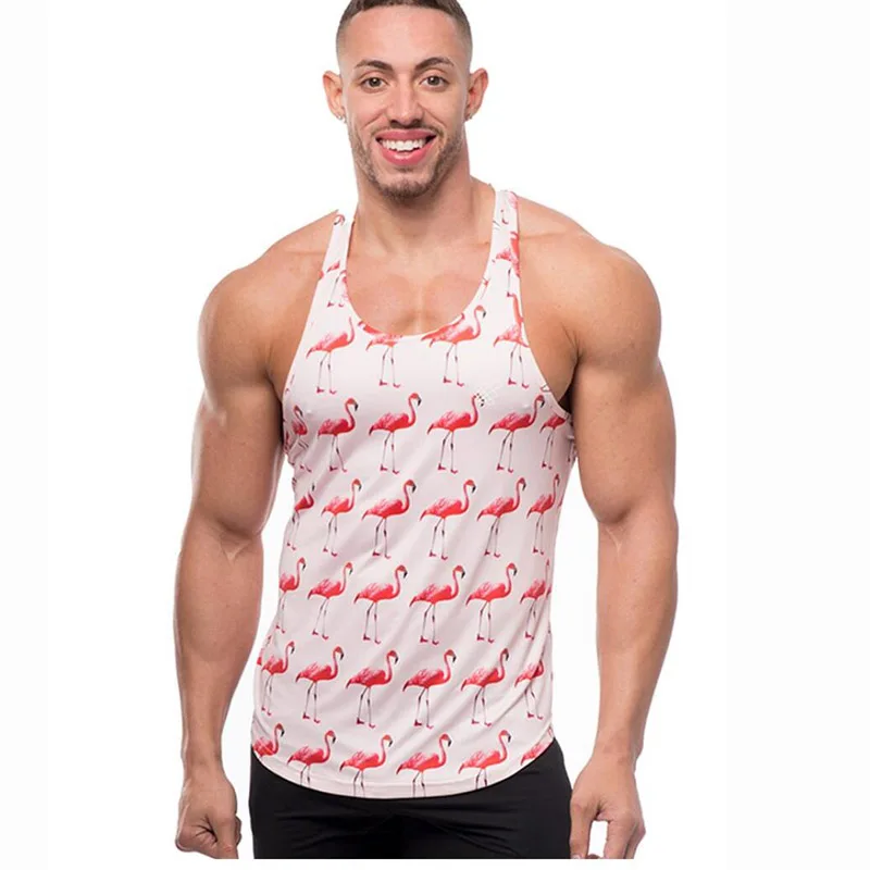 GYMNORTH Camo майка мужская с 3D принтом Canotta бодибилдинг одежда 2018 для фитнеса без