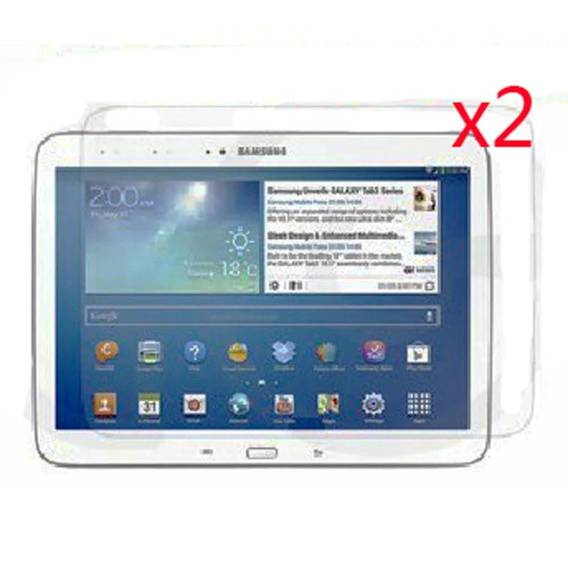 2pcs Matte Anti-Glare Screen Protector Films Matted Protective Film Guards For Samsung Galaxy Tab 3 Tab3 10.1 P5200 P5210 10.1&quot |