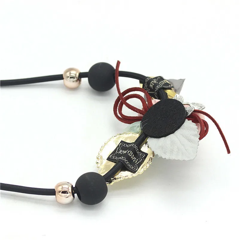 Модное ожерелье чокер ADOLPH с подвеской в виде цветка и листьев новинка 2018