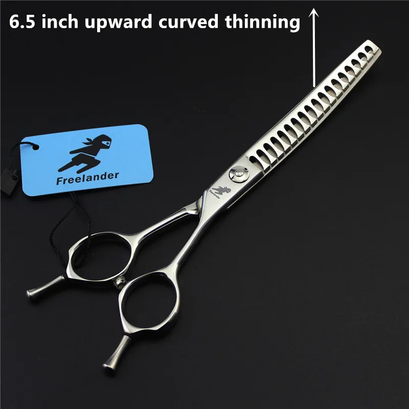 Ножницы Профессиональные изогнутые для филировки 6 5 дюйма 18 зубьев | Красота и