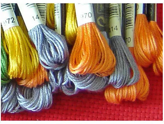 200 шт. 6 нитей длиной 8 7 ярдов|embroidery thread|royal threadsthread floss |