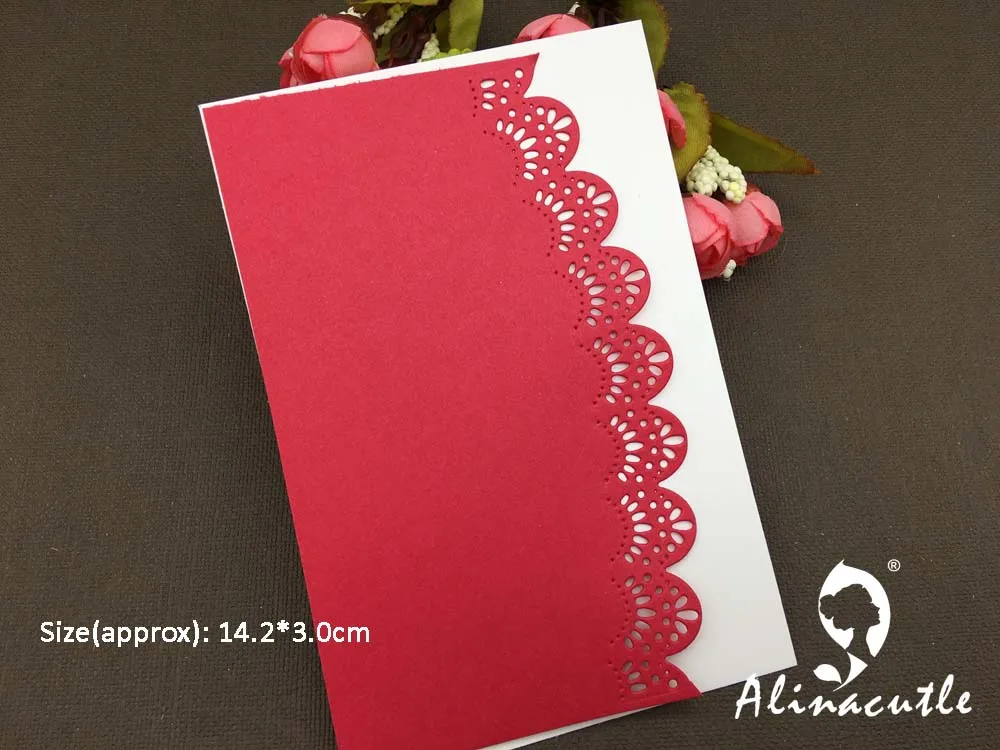 Металлические Вырубные штампы alinacraft кружевная изогнутая граница края