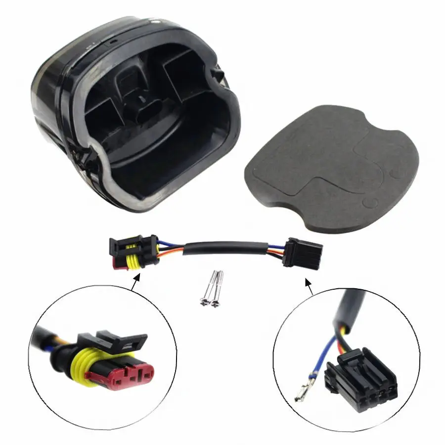 Светодиодный задний стоп светильник сигнал для мотоцикла Интегрированная Лампа