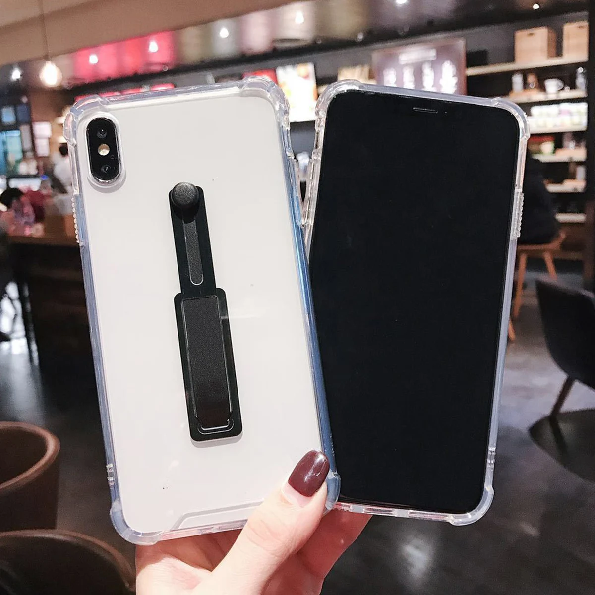 Чехол для iPhone X XS MAX XR 7 8 Plus прозрачный противоударный чехол корпус невидимая