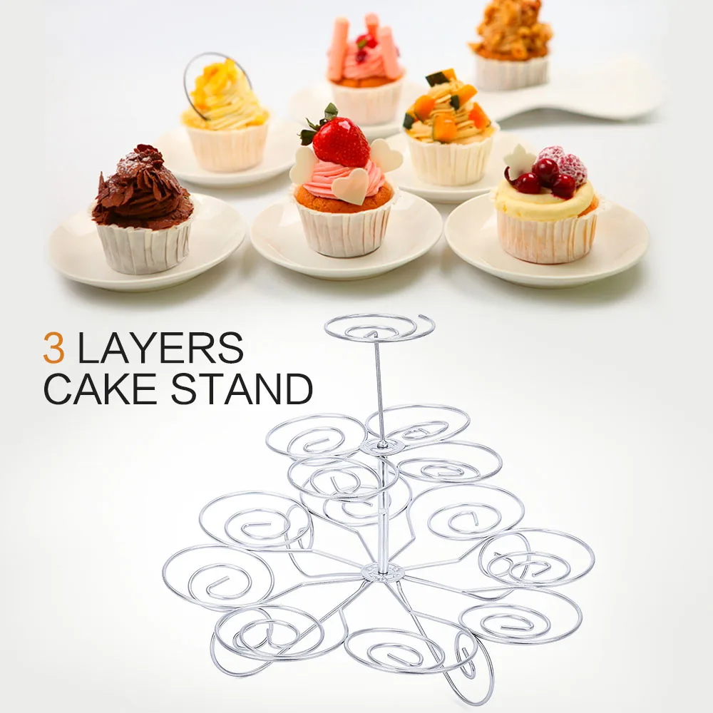 2018 Новый Съемный 3 уровня 13 подставка для кекса украшение вечеринки десерт