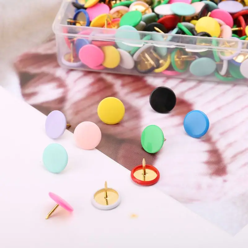 300 шт. уникальные разноцветные Pushpin Thumbtack для дома и офиса штифты рисования