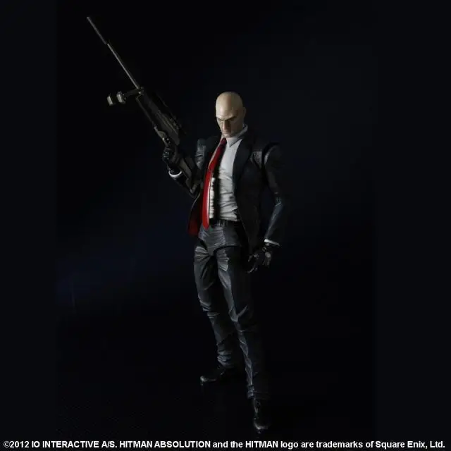 Фигурки персонажей PLAY ARTS 23 см игрушки модели Hitman Codename 47 KAI|model toy|play artsfigure model |