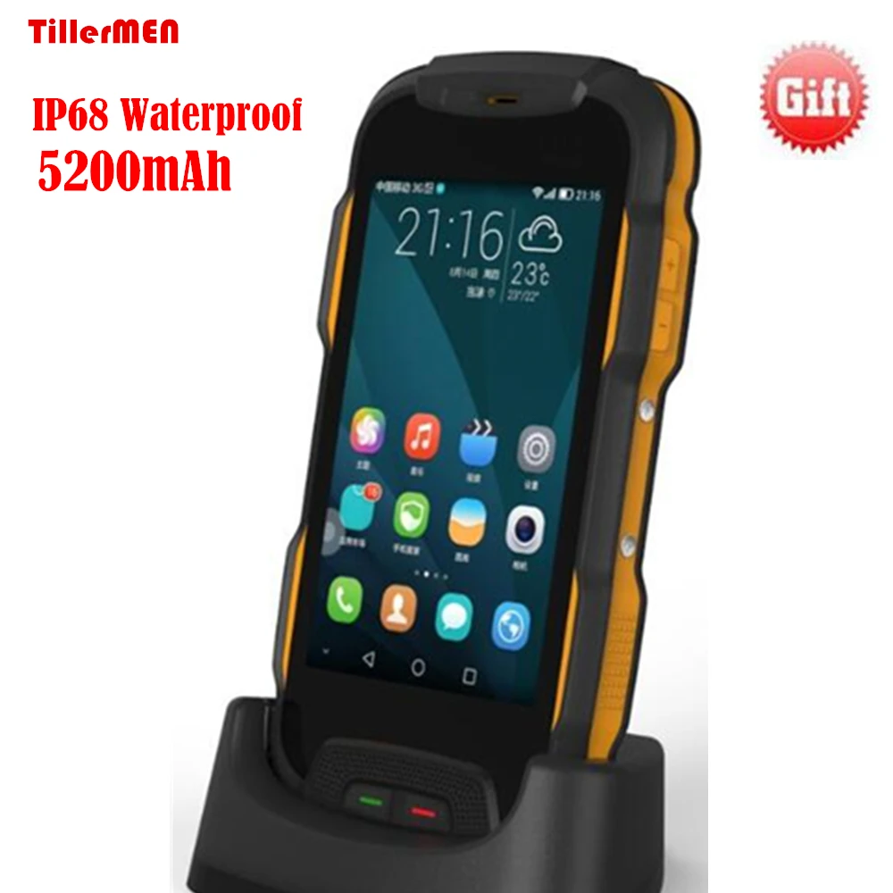 Oinom V9T 5200 мАч IP68 Водонепроницаемый 4G LTE смартфон ударопрочный пылезащитный ОЗУ 2 Гб ПЗУ 16 Гб 8 Мп Android 5,1 4,0 сотовый телефон