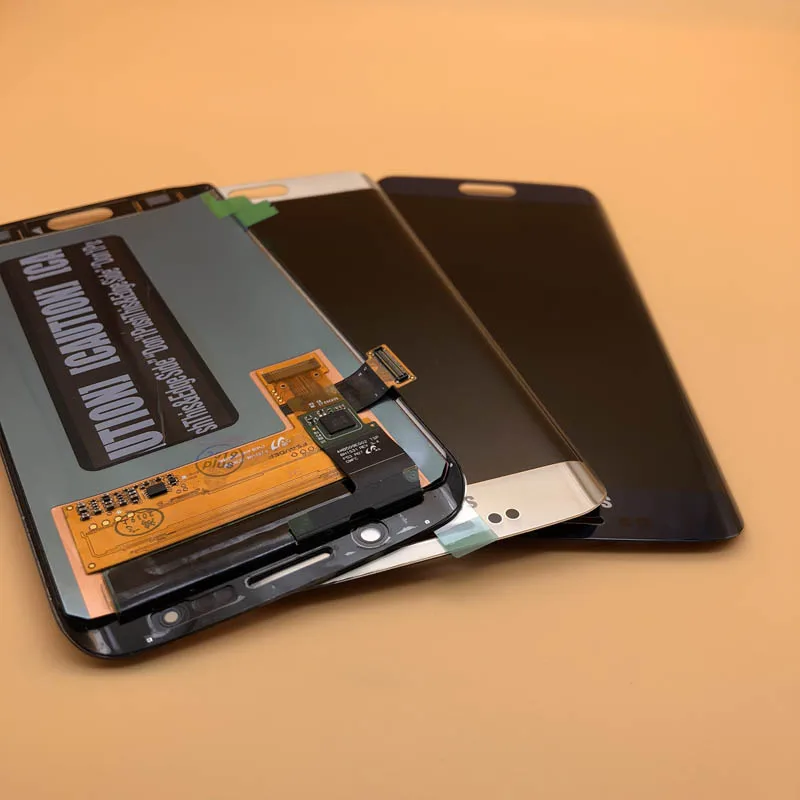 Новый оригинальный AMOLED 5 1 ''ЖК-дисплей с рамкой для SAMSUNG Galaxy s6 EDGE G925 G925F