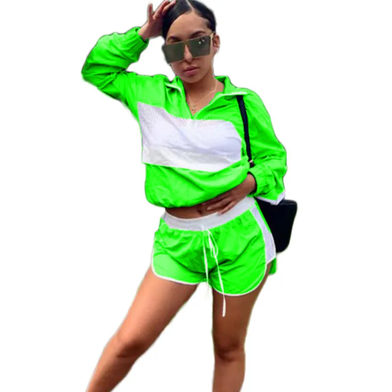 Женский сетчатый спортивный костюм повседневный комплект из двух предметов