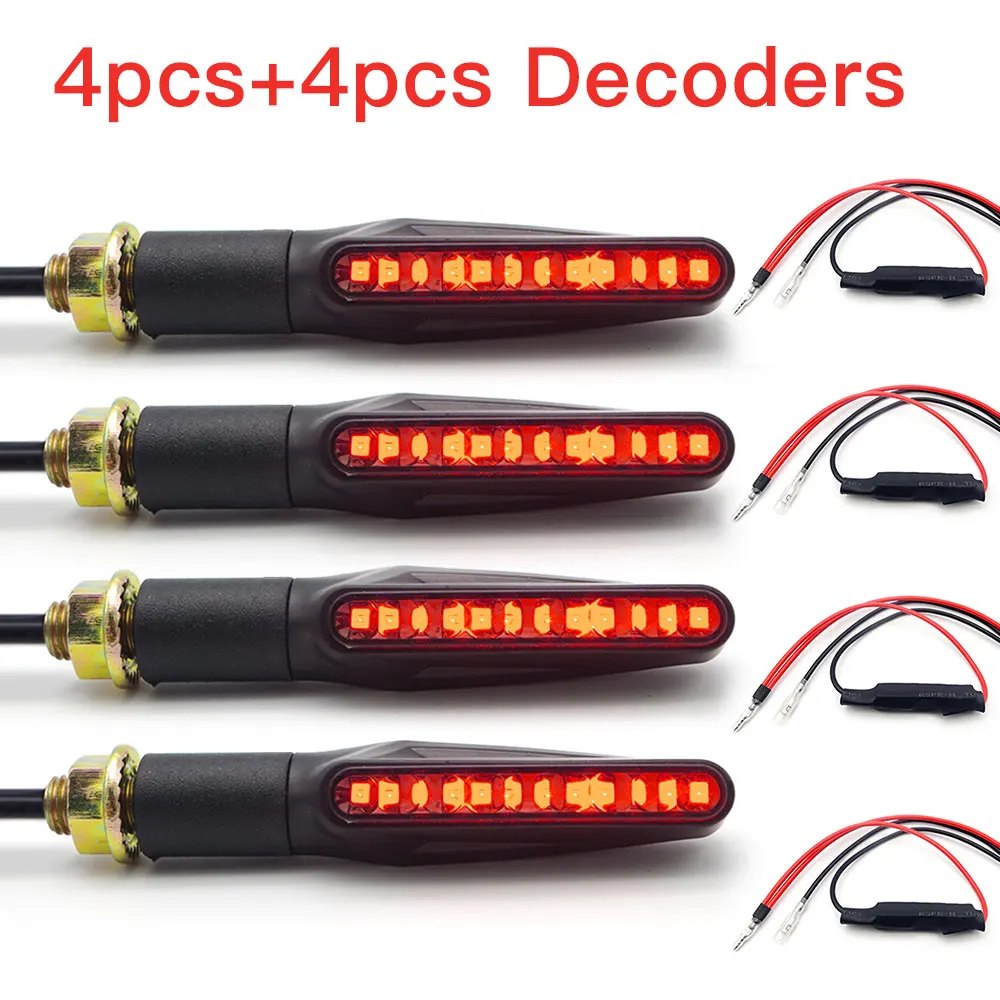 HON-4PCS-000 Для honda cb190r suzuki gsr ktm 1290 супер Приключения suzuki gsx s750 yamaha mt 07 поворотники мотоциклы индикаторы светодиодные - Цвет: HON-4PCS-000