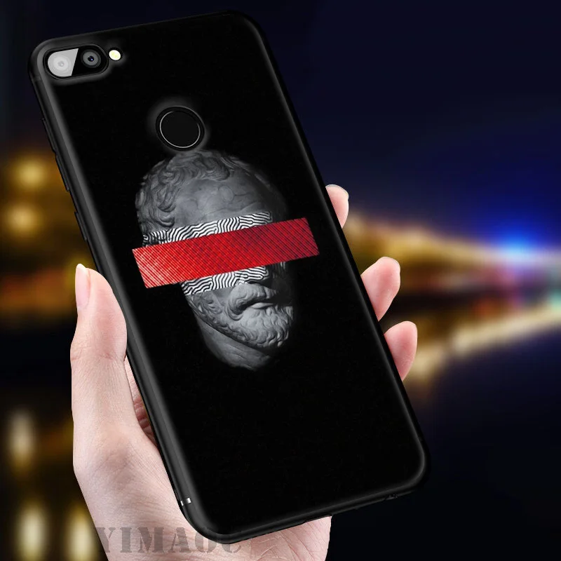 Yimaoc David статуи искусство мягкий чехол для huawei Honor вид 20 10 8X8 8C 6A 7A 7X 7C Lite рro Y9 Y7 Y6 Prime