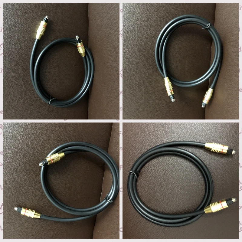 Цифровой оптический аудио кабель Toslink 1 м 3 SPDIF коаксиальный для усилителей Blu-Ray