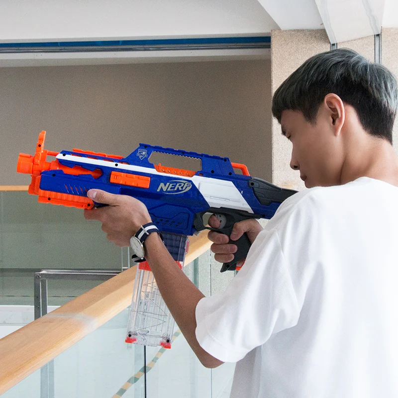 NERF новый бренд 1 шт. Детские электронные игрушки пистолеты с мягкой игрушечный