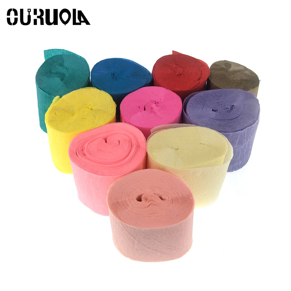 4.5cm*10m Confetti Paper Streamers DIY Garland Wedding Birthday Decoration Weeding For Weddings | Дом и сад