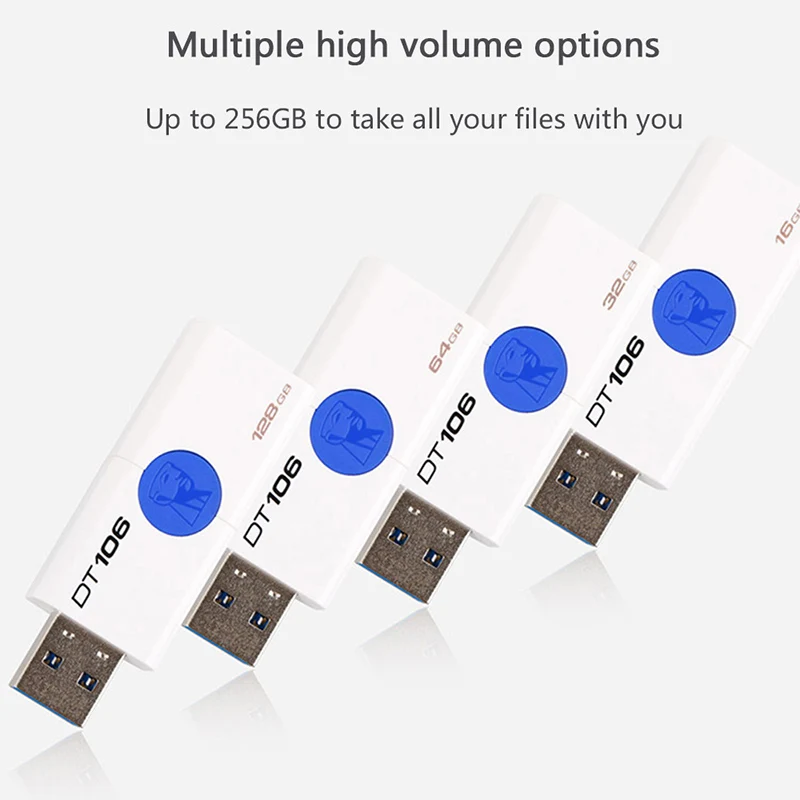 USB флеш накопитель Kingston DT106 флешка usb3.1 16 ГБ 32 u диск usb память|USB флэш-накопители| |