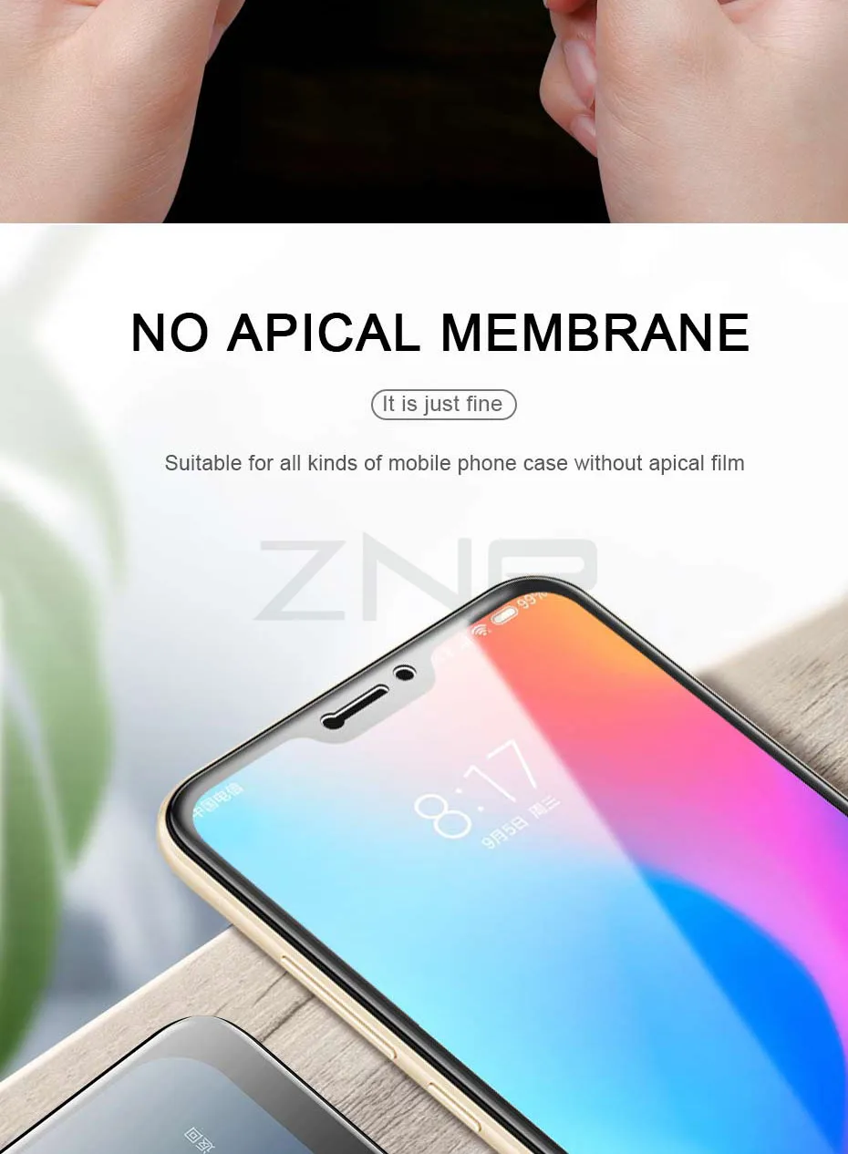 ZNP 2 шт 15D закаленное стекло для Xiaomi Redmi 7 6 Pro 6A 5A 5 Plus Note 4 полное покрытие защита экрана на Redmi Note 4X стеклянная пленка