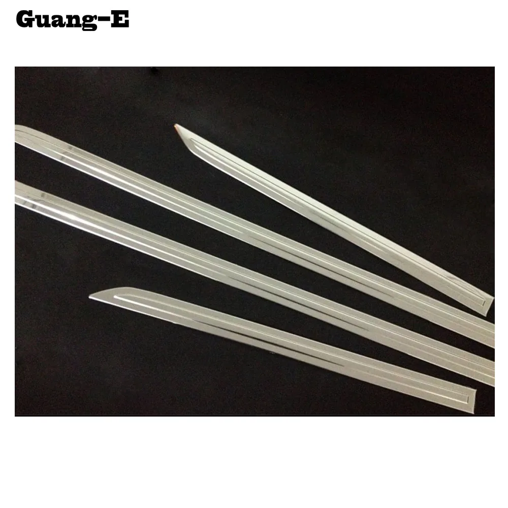 Автомобильный детектор Нержавеющая сталь отделка кузова молдинг на боковые