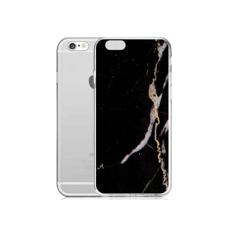 TPU Clear Phone Case For iPhone 6 6s 7 8plus x Coloful Soft Marble Free shipping 4 5se |