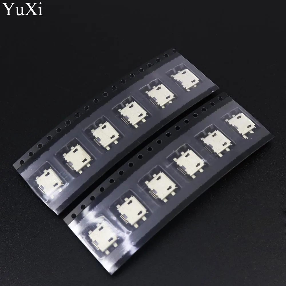 Мини коннектор YuXi с разъемом Micro USB 7 контактов для длинных кромкой разъем