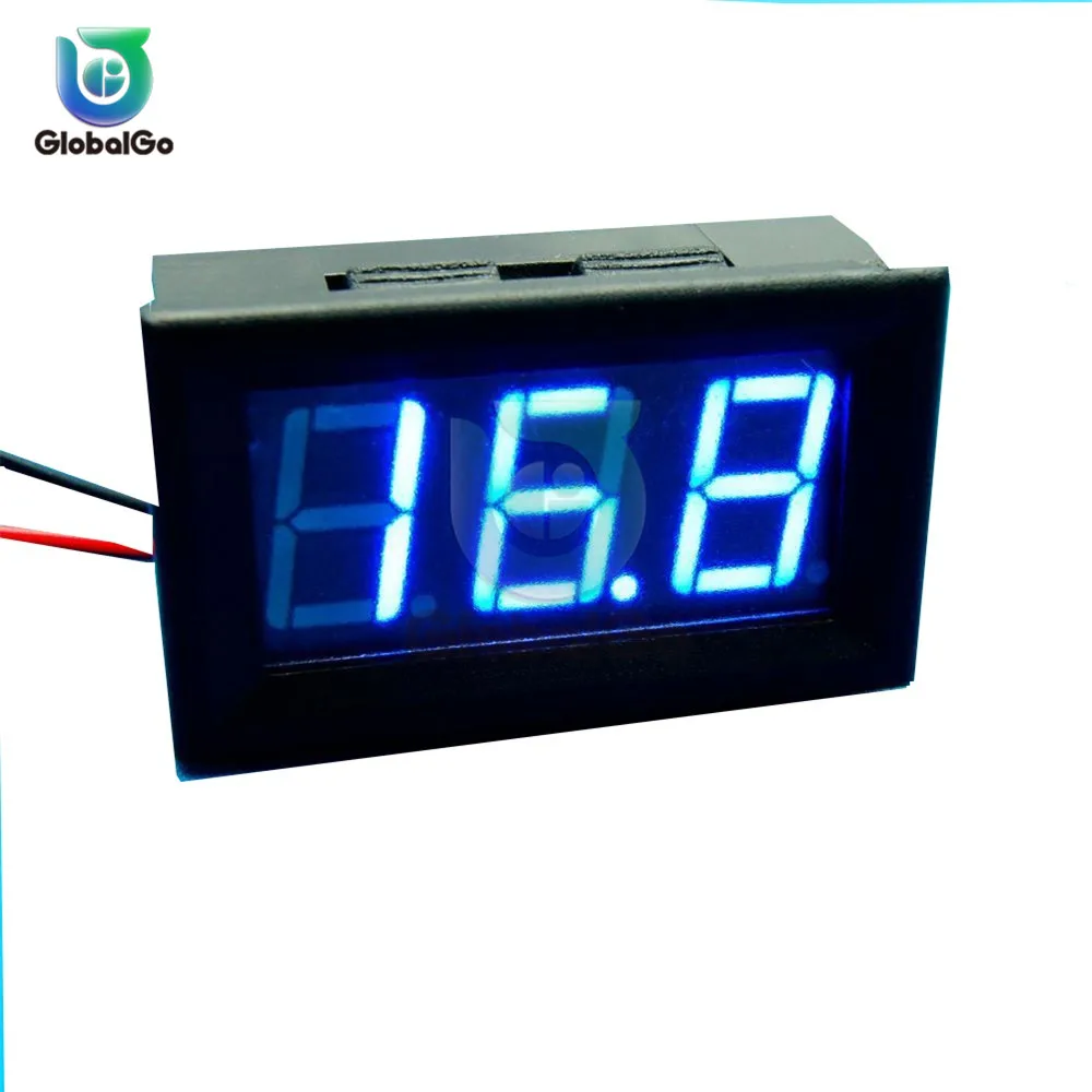 0 56 дюймов DC Цифровой вольтметр DC4.5V 30V Мини цифровой напряжение Панель метр 6 в 12 В