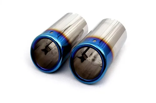 

Blue Framed Muffler Tips (Bolt-On Style) FOR Golf MK7