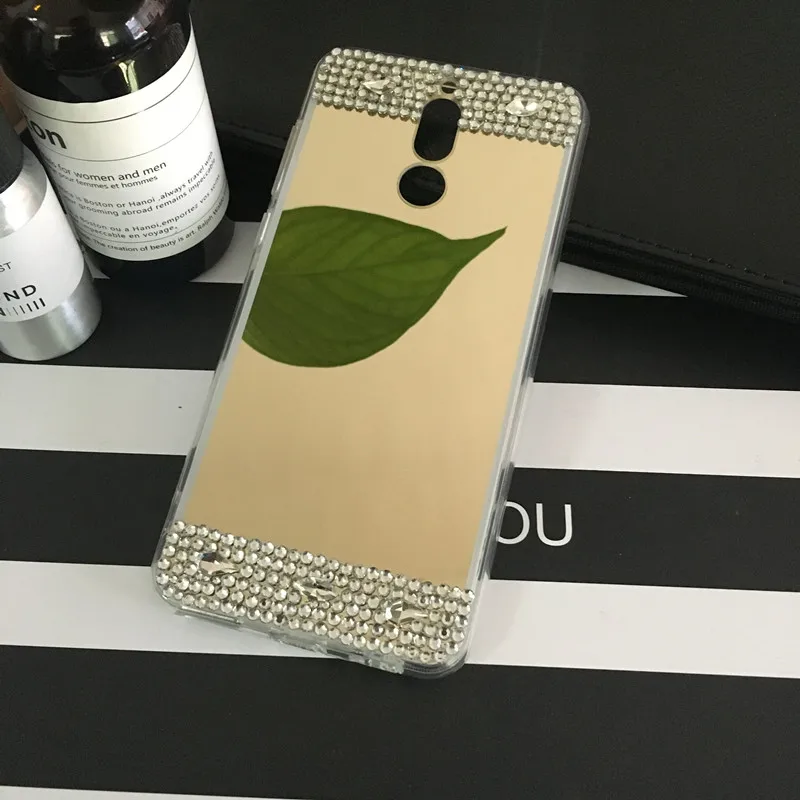 Зеркальный чехол с кольцом для телефона Huawei P10 P9 plus P20 mate 10 20 lite P smart 2019 Y6 Y5 Y7 Prime Y9 2018