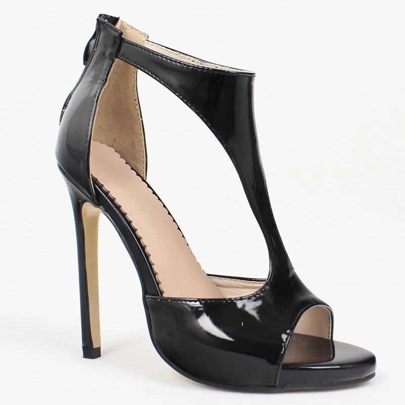 Женские босоножки с ремешками на лодыжках Модельные туфли высоком каблуке