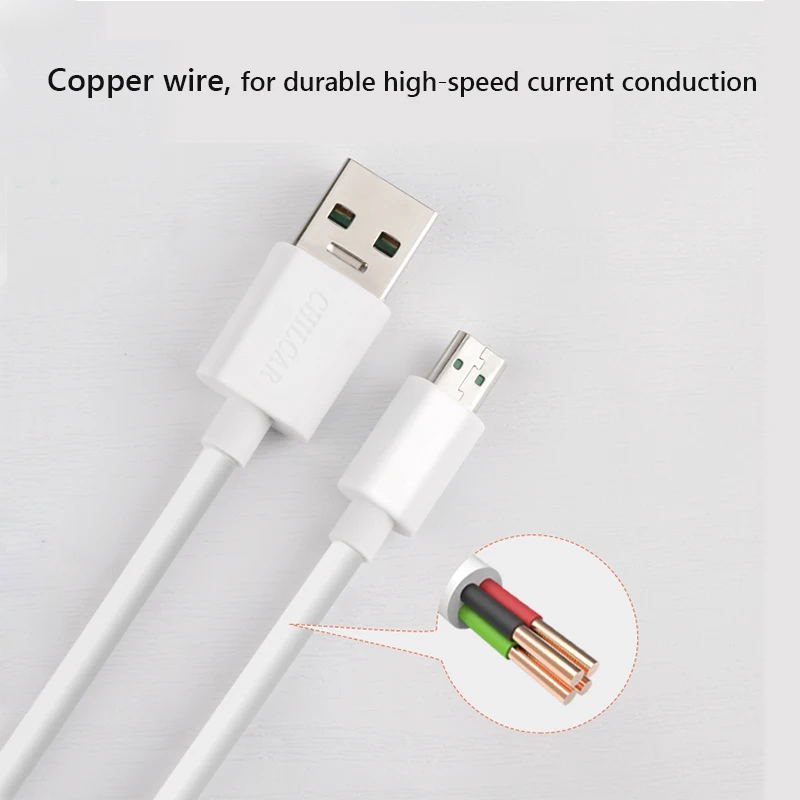 Micro USB телефонный кабель 7 pin 4A Быстрая зарядка передача данных 2 в 1 шнур для Oppo R 7S 9