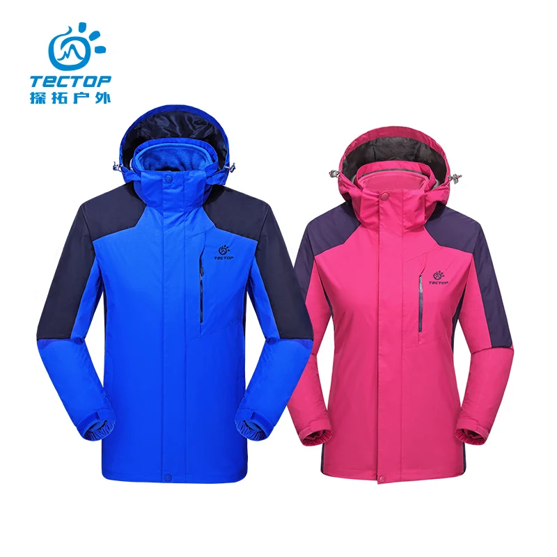 2018 Tectop мужская походная куртка Три в одном внутренняя воздухопроницаемая