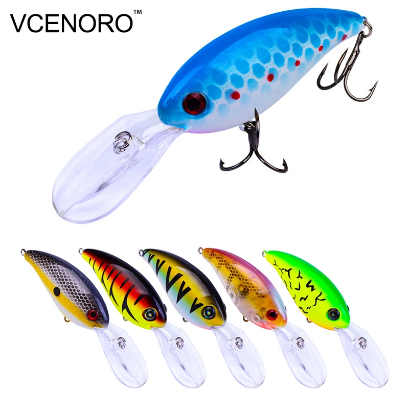 1pcs Smart Minnow Crankbait Fishing Wobblers Hard bait Bass Spinner Lures 2018 hot sale 14 Colors fishing tackle DHC004 | Спорт и