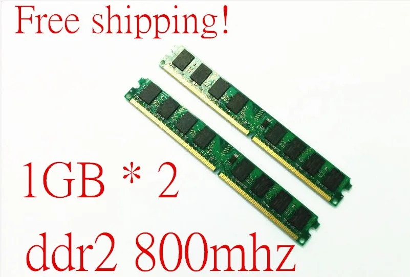Бесплатная доставка! Оперативная память DDR2 800 2 Гб (1 ГБ X 2) МГц/667 МГц/533 МГц 240
