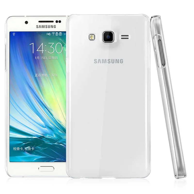 

New Arrival Ultra Thin Transparent Dirt-Resistant Plastic Crystal Clear Hard Back Cover Case for Samsung Galaxy On7 O7 G6000