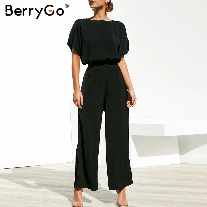 BerryGo/Винтажный женский комбинезон из двух частей летний Свободный Повседневный с