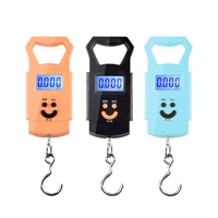 new 50kg10g portable lcd display luggage fishing hook electronic weight digital scale pocket weighing hanging scale