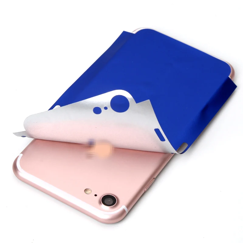 Eqvvol Phone Case For iPhone 7 8 Plus X Full Cover Back Ice Film Colorful Glossy Body Foil Matte Protector Sticker |