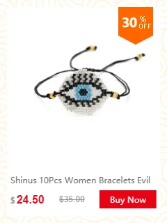 Shinus 5 шт./партия Miyuki Браслеты Женские лошадиные браслеты летние ювелирные изделия Pulseras Mujer веревка дружбы Delica бусины ручной работы