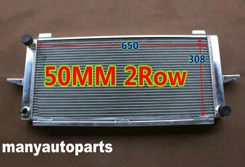50 мм радиатор из алюминиевого сплава и интеркулер для FORD ESCORT/SIERRA RS500/RS COSWORTH 2 0 1982-1997