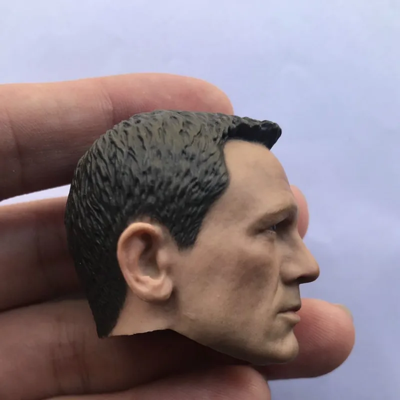 007 масштаб 1/6 Даниэль Крейг Джеймс Бонд голова Лепка резьба Модель экшн фигурка