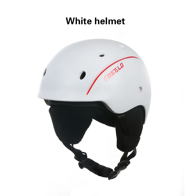 White Helmet only Costelo Airwolf скейтборд лыжный сноуборд шлем лыжные очки цельно-формованные сверхлегкие дышащие лыжный шлем - Цвет: White Helmet only