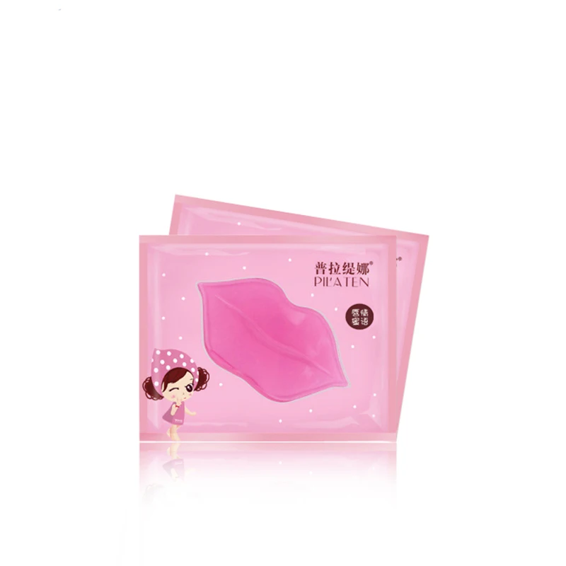 5 PCSLip пополнела губ Collagen Crystal Mask колодки влаги Сущность омолаживающий морщин патч