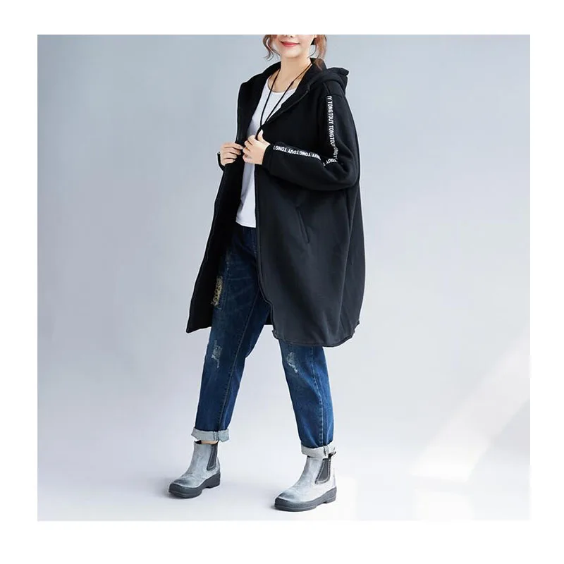 2019 кардиганы с капюшоном женские куртки женское однотонное пальто длинным