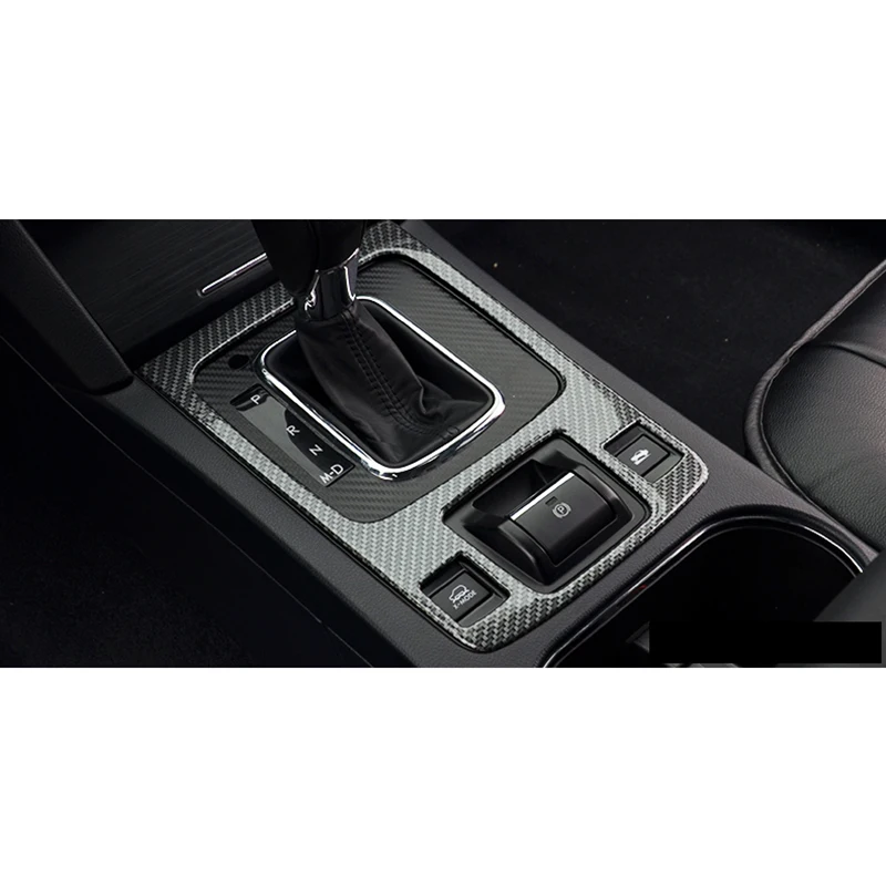 

lsrtw2017 stainless steel car Electronic handbrake panel frame trims for subaru outback 2015 2016 2017 2018 2019 legacy b4