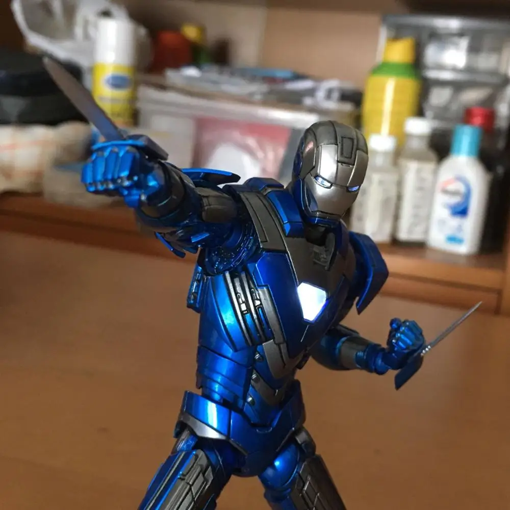 Marvel Мстители супер герой Железный человек MK30 синяя сталь фигурка игрушки