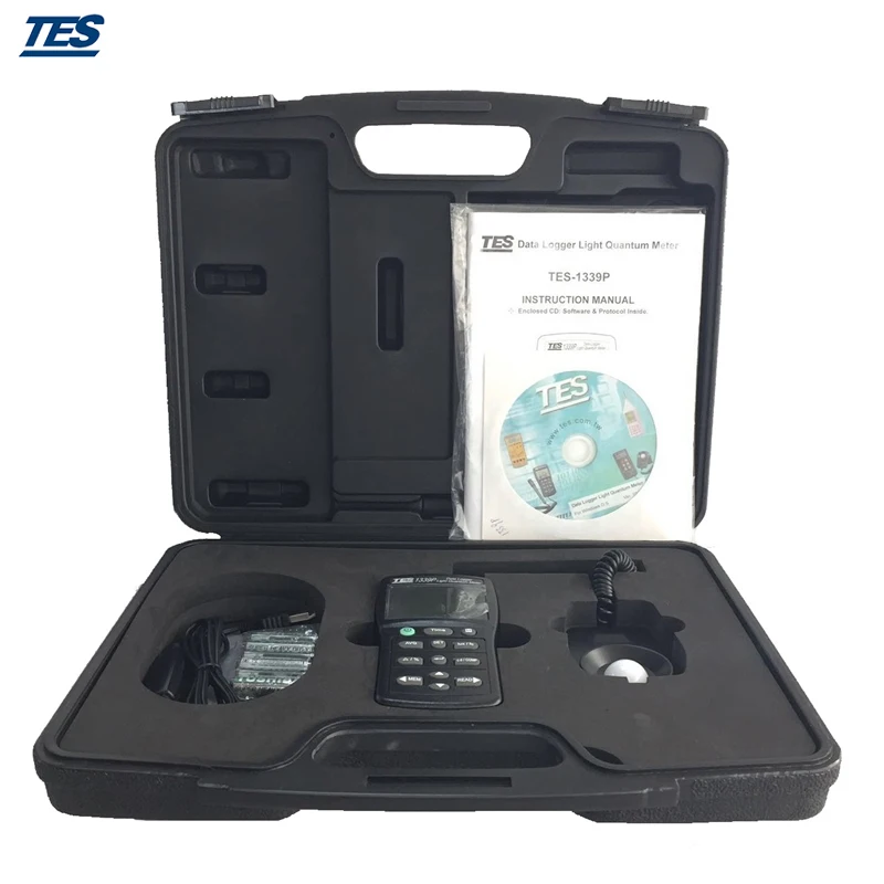 

TES-1339P Luminous Intensity Measurement Photosynthesis Light Quabtum Meter Integral Illuminance Measurement