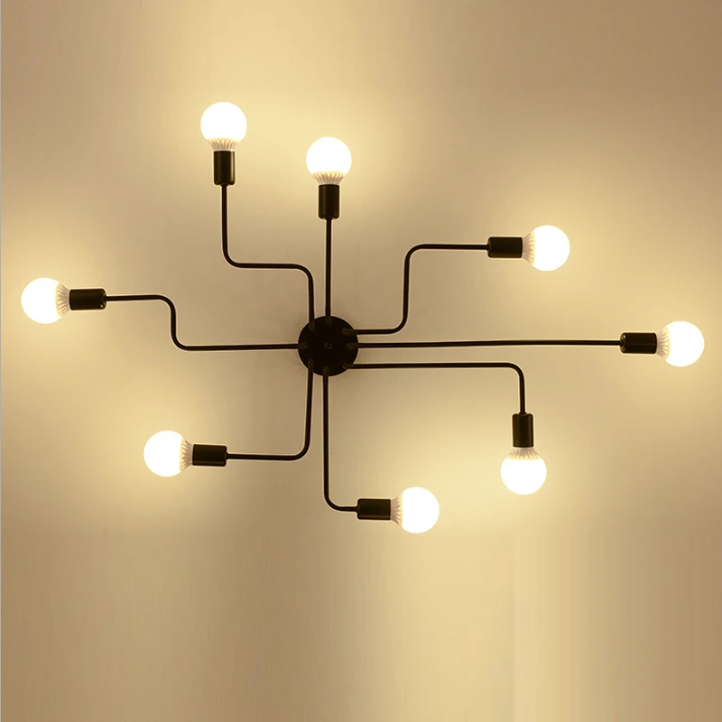 

Vintage Ceiling Lights Iron Suspension Light for Living Room Bed Room Industrial Loft Ceiling Lamps Home Lighting