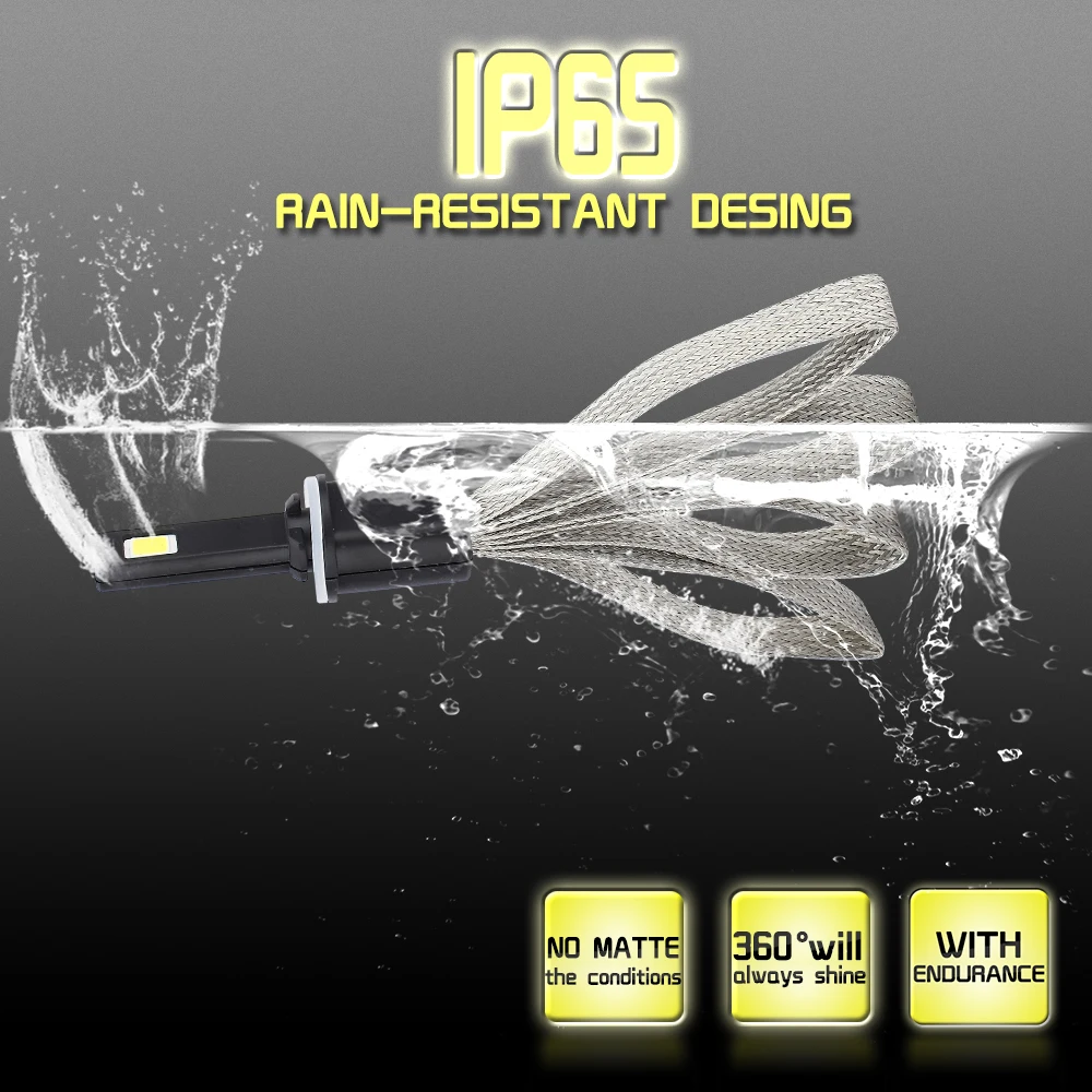

Willbros Car Headlight H7 H4 LED H8/H11 HB3/9005 HB4/9006 H1 H3 9012 H13 9004 9007 110W 7000lm Auto Bulb Headlamp 6000K Light