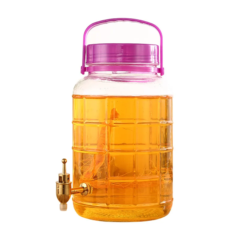 Без свинца пивоварения стеклянная баррель Homebrew Growler 10 кг ПИВОВАРЕНИЕ вино